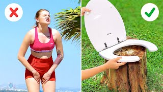 DIY Beach Toilet and other Summer Hacks
