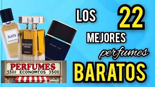 Los 22 MEJORES perfumes BARATOS/Low Cost de mi COLECCIÓN