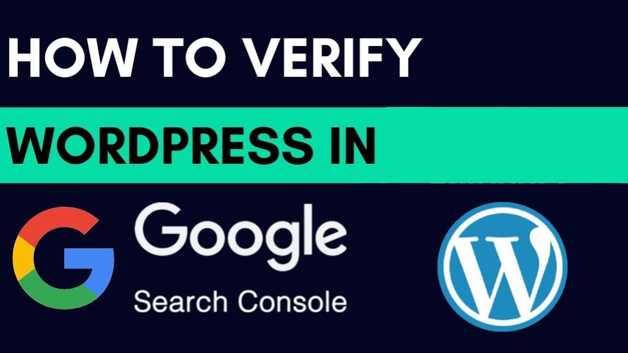 How To Add WordPress Site To Google Search Console | Connect WordPress ...