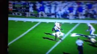 Baylor DT Andrew Billings runs down Kansas RB