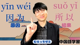 原因・結果の中国語について学習します