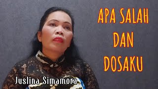 Apa Salah Dan Dosaku Cover Juslina Simamora
