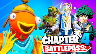 The *NEW* BATTLE PASS in Fortnite Chapter 4!