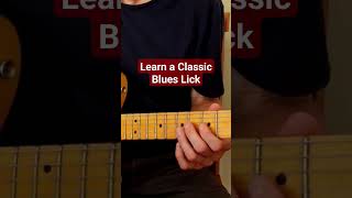 Learn an easy blues scale lick in A