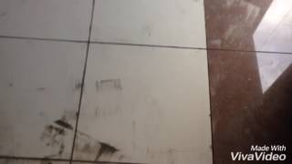 Installing 2x2 flooring tiles