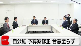 予算案修正に向け自公維協議 合意至らず 「103万円の壁」見直し自公国協議は延期