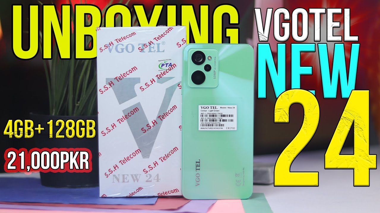 Vgotel New 24 Unboxing Quick Review 4gb 128gb Price In Pakistan