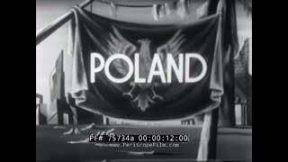 POLAND 1938-1945  WWII DOCUMENTARY \u0026 TRAVELOGUE MOVIE   75734a