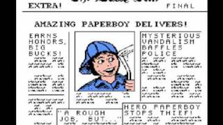 Paperboy (NES) Music - Stage Clear