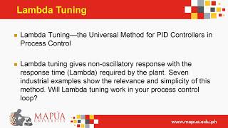 Feedforward Control and Lambda Tuning