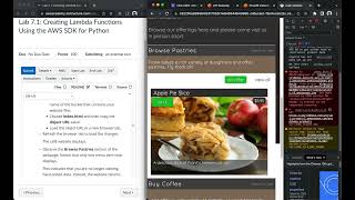 AWS Academy Cloud Developing Lab 7.1: Creating Lambda Functions Using the AWS SDK for Python