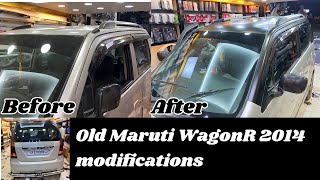 Old Maruti WagonR 2014 modifications in Lalbagh Lucknow 9129278891