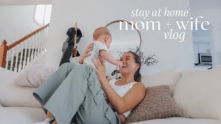 day in the life as a STAY AT-HOME MOM + WIFE 🌼