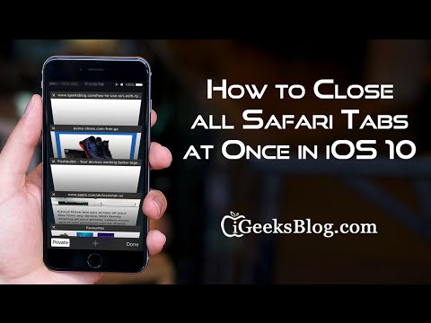 How to Close All Tabs at Once in iOS 10 Safari How to Close All Tabs at Once in iOS 10 Safari