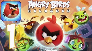Angry Birds Reloaded - Walkthrough Gameplay part 1(iOS, Apple Arcade)