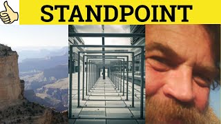 🔵 Standpoint - Standpoint Meaning - Standpoint Examples - Standpoint Defined - GRE 3500 Vocabulary