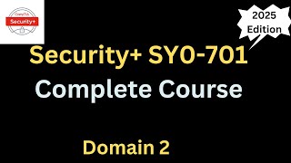 CompTIA Security+ SY0-701 Full Course 2026 - Domain 2