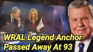 Charlie Gaddy Dead At 93 | Walter Cronkite of North Carolina | WRAL Anchor Died | Cause Of Death