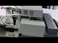 19 How to work focus 6090 uv printer galaxy jet Print head vertical test print and calibration