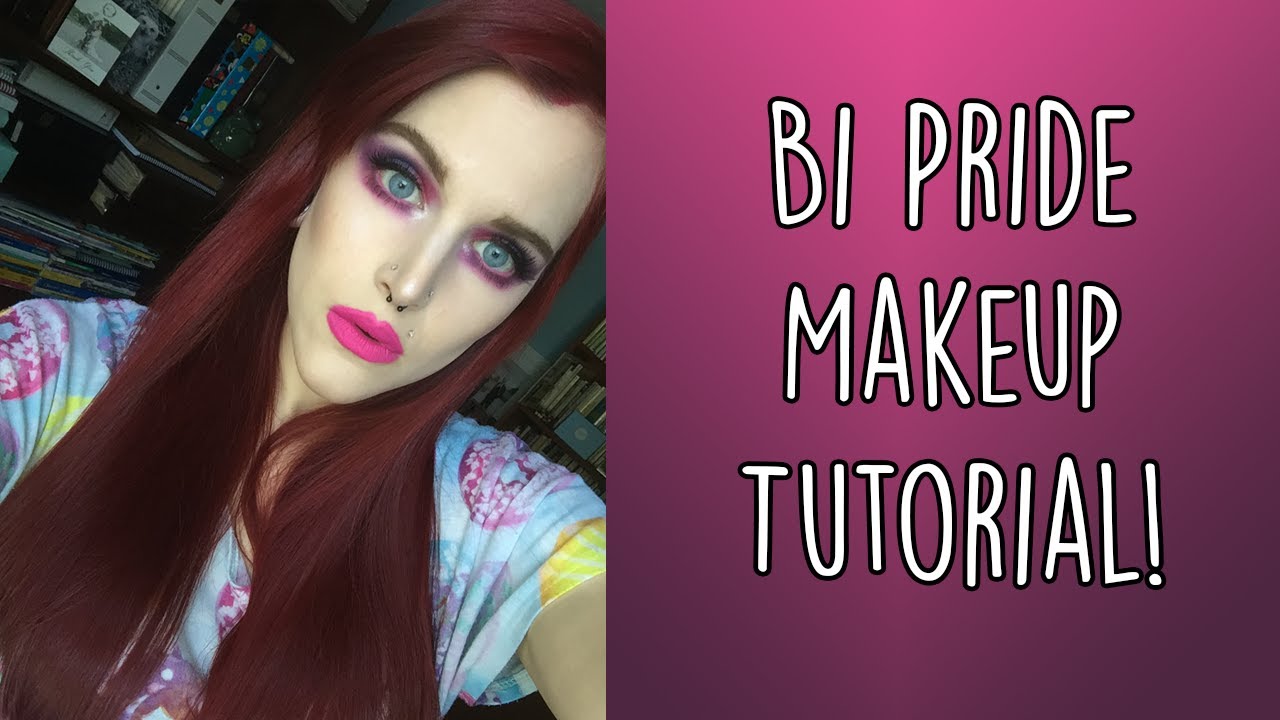 Bi Pride Makeup Tutorial Youtube
