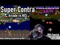 Super Contra Arcade vs NES | Super C | Comparison | Longplay