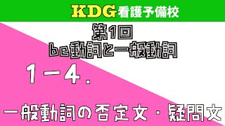 【中学英文法】1-4 一般動詞の否定文・疑問文