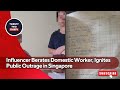 Shocking Video: Influencer Berates Domestic Worker, Ignites Public Outrage in Singapore