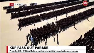 SEE WHAT HAPPENED TO PRESIDENT RUTO AS HE INSPECTED THE GUARD OF HONOUR AT KDF PASSING OUT!