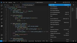 "🔥 Python Tic-Tac-Toe Game | Simple Console-Based Project | Play & Code Along! 🎮🐍 #Python #Gaming"