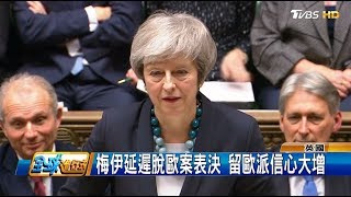 英國脫歐案再卡關！梅伊抽手延後表決 全球進行式 20181215 (2/4)