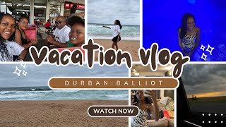 Durban Vlog part 1: Balliot | Packing | Malls | The Beach | Swimming | Haul