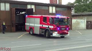 Prague Fire Department Engine \u0026 Tanker responding | HZS Praha HS3 2 x CAS [CZ | 29.5.2019]