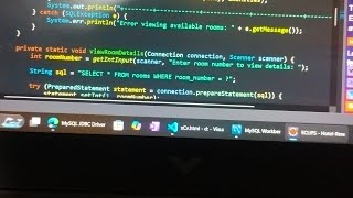 Hotel Management System in Core Java with MySQL JDBC