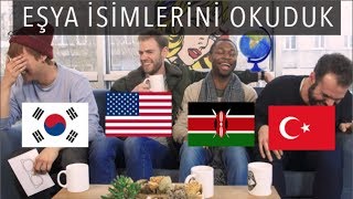 4 DİLDEN FARKLI EŞYA İSİMLERİ | 3 Yabancı 1 Türk #6