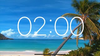 2 Minute Timer - Relaxing Music on the Beach