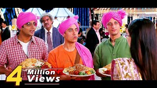 Free Mein Khana | 3 Idiots | Comedy Scene | Aamir Khan | Kareena | Boman