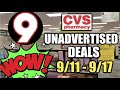 CVS UNADVERTISED DEALS (9/11 - 9/17)