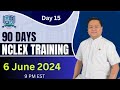 Day #15 (90 Days NCLEX Training by Stancoast) - 06 june 2024