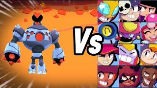 Ginat Robot vs all Brawler!⚔🔥| Brawl Stars