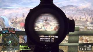 Long Shot With A 3.4x scope - Battlefield 4