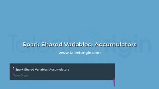 Spark Shared Variable: Accumulators