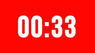 33 Second Timer With Alarm Without Music