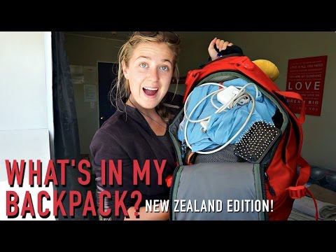 WHAT'S IN MY BACKPACK?? | New Zealand Edition WHAT'S IN MY BACKPACK?? | New Zealand Edition