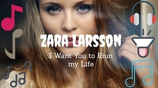 Zara Larsson Ruin my Life(lyrics)new song October 2018