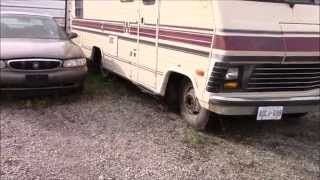 1984 Winnebago Junk yard walk around