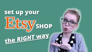 Set Up Your Etsy Shop STEP-BY-STEP | How To Start An Etsy Shop Ep. 7 | Type Nine Studio