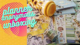 Planner Anonymous Unboxing