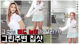 [골프 레슨]그린주변에서 최소 10타 줄이는 방법⛳🏒