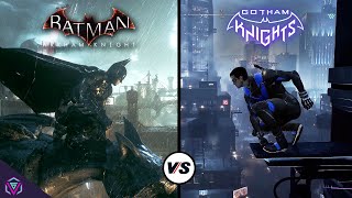 Gotham Knights vs Batman Arkham Knight - Gameplay Comparison