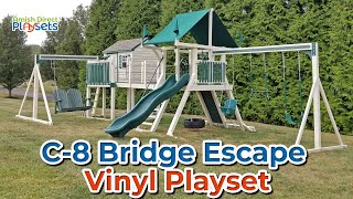 C-8 Bridge Escape Vinyl Playset | Playset Walkthrough | Swing Kingdom